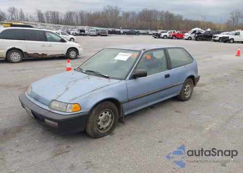 1990 Honda Civic Dx из США, поврежденный, VIN 2HGED6359LH549184